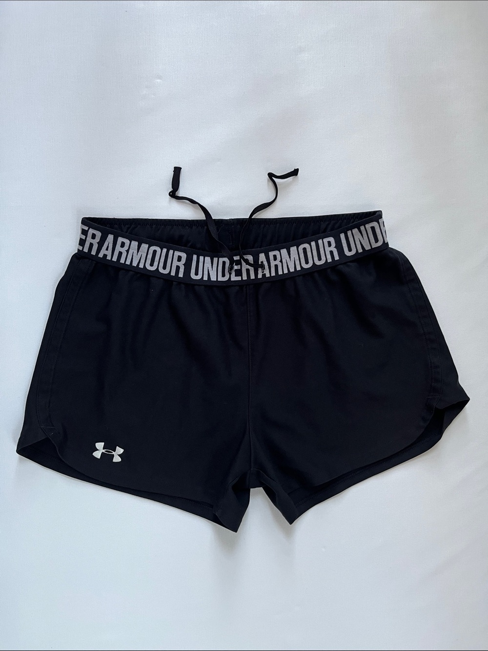Under Armour Black Athletic Logo-Trim Performance Shorts